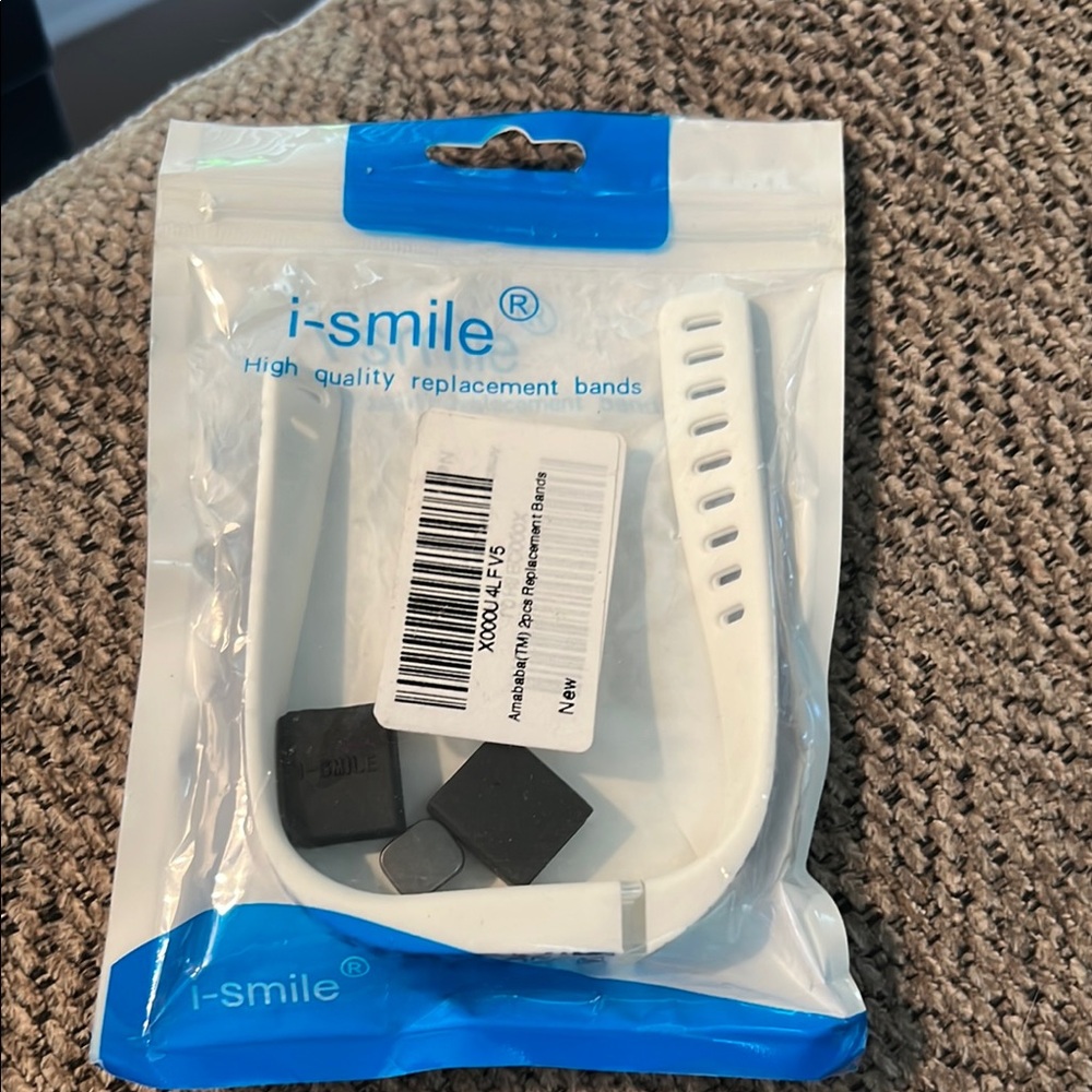 i-smile White Replacement Bands for FitBit